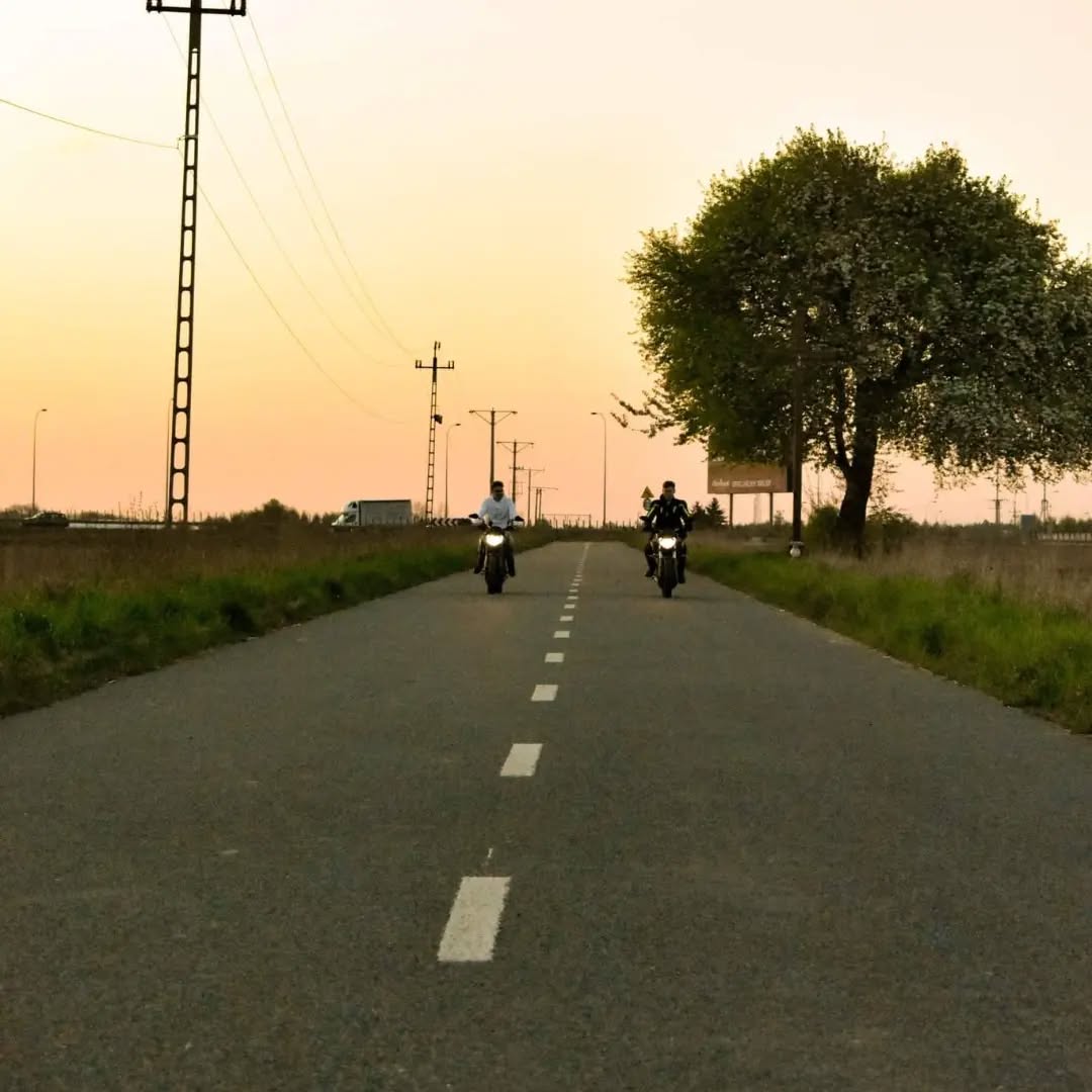 Two motorcycles